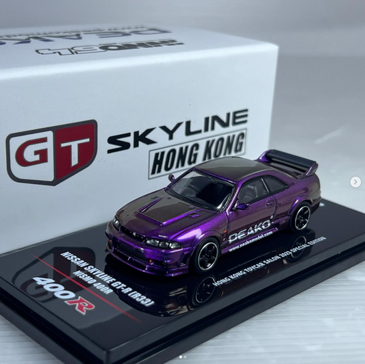 1/64 INNO64 X Peako NISMO Skyline GTR R33 400R Mid Purple