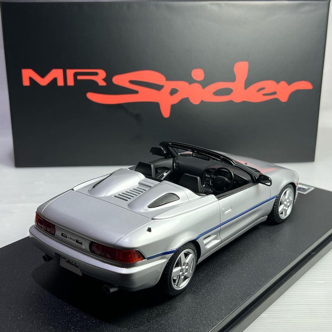 1/18 Scale Toyota MR2 SW20 Spider 1996 Silver