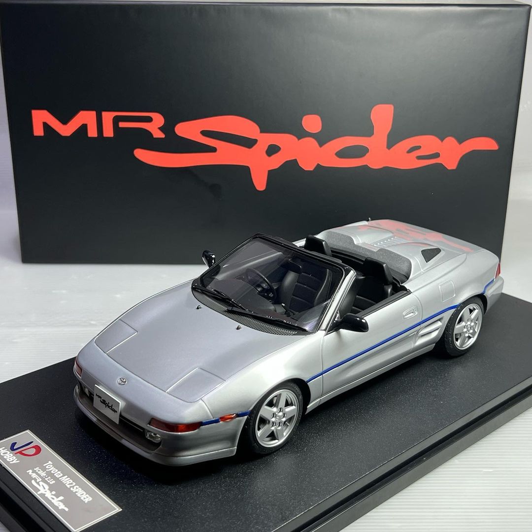 1/18 Scale Toyota MR2 SW20 Spider 1996 Silver