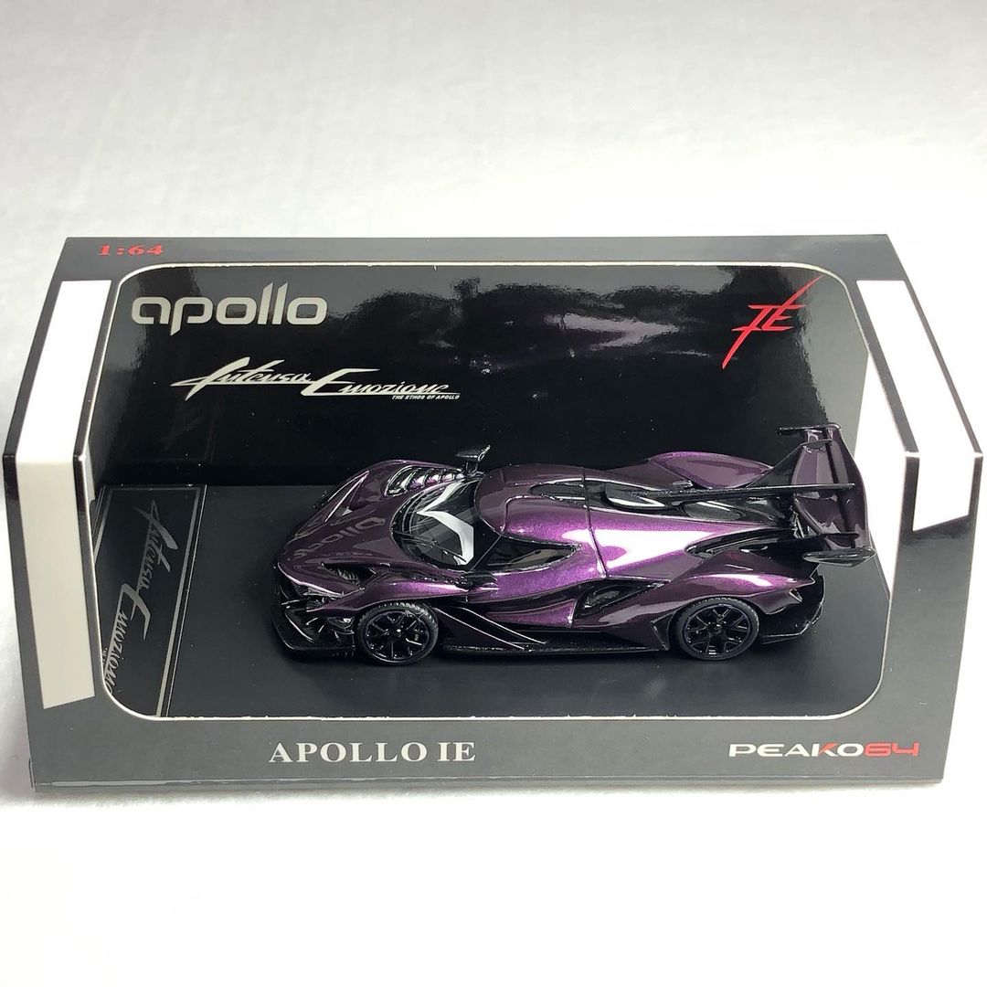 1/64 Scale Apollo IE Purple with Black Wheels Limited 1000 pcs