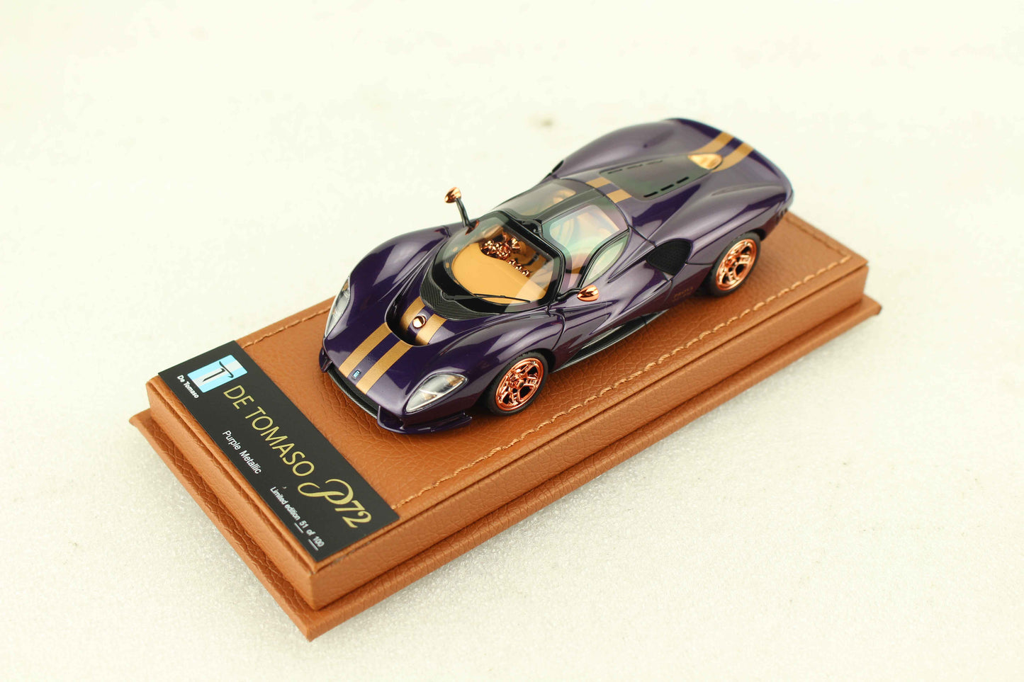 1/43 De Tomaso P72 2020 Purple Metallic Limited 100 pcs