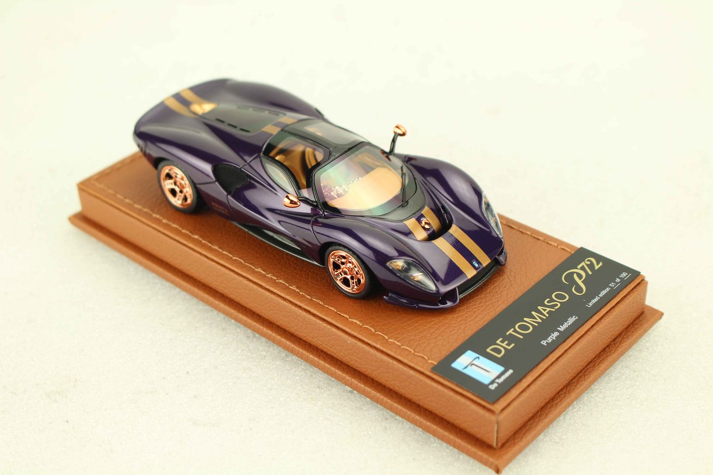 1/43 De Tomaso P72 2020 Purple Metallic Limited 100 pcs