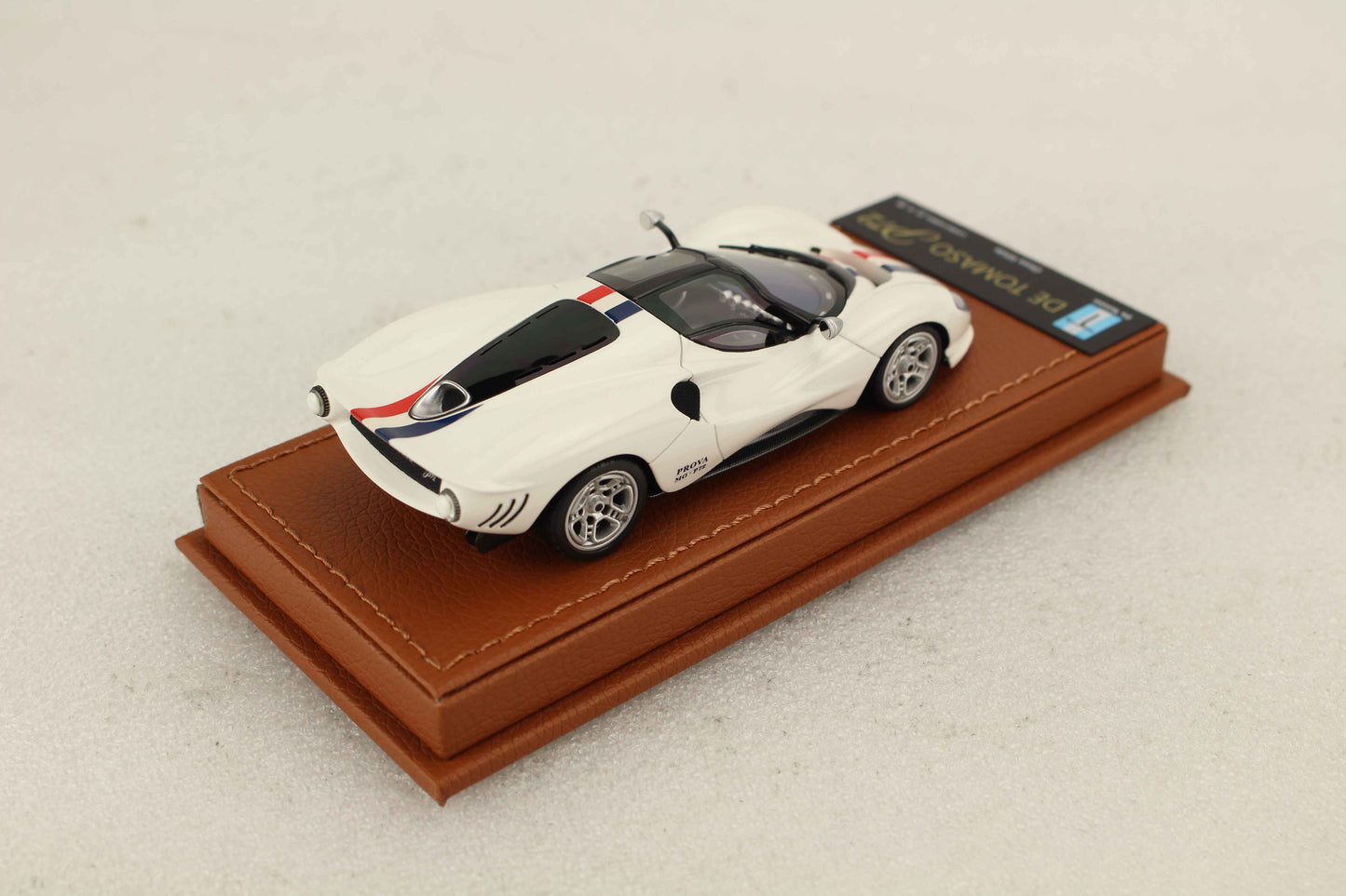 1/43 De Tomaso P72 Lemans Classic Model Gloss White with Stripe Ltd 50 pcs