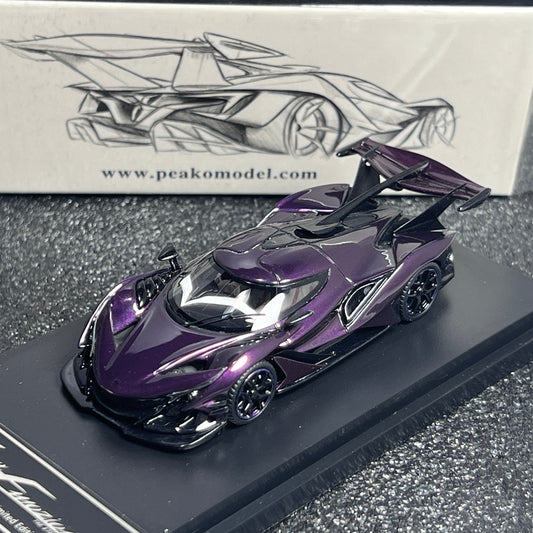 1/64 Scale Apollo IE Purple with Black Wheels Limited 1000 pcs