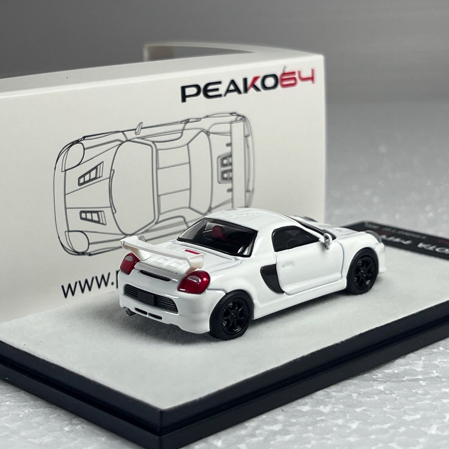 1/64 Scale Toyota MR-S 1999 Customized Version White