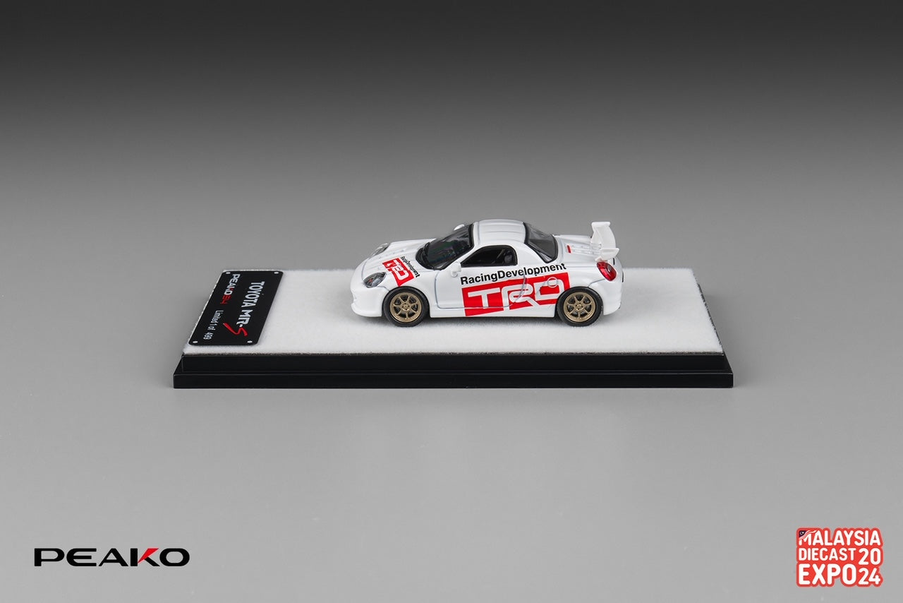 1/64 Scale Toyota MR-S 1999 MDE 2024 Special Edition White