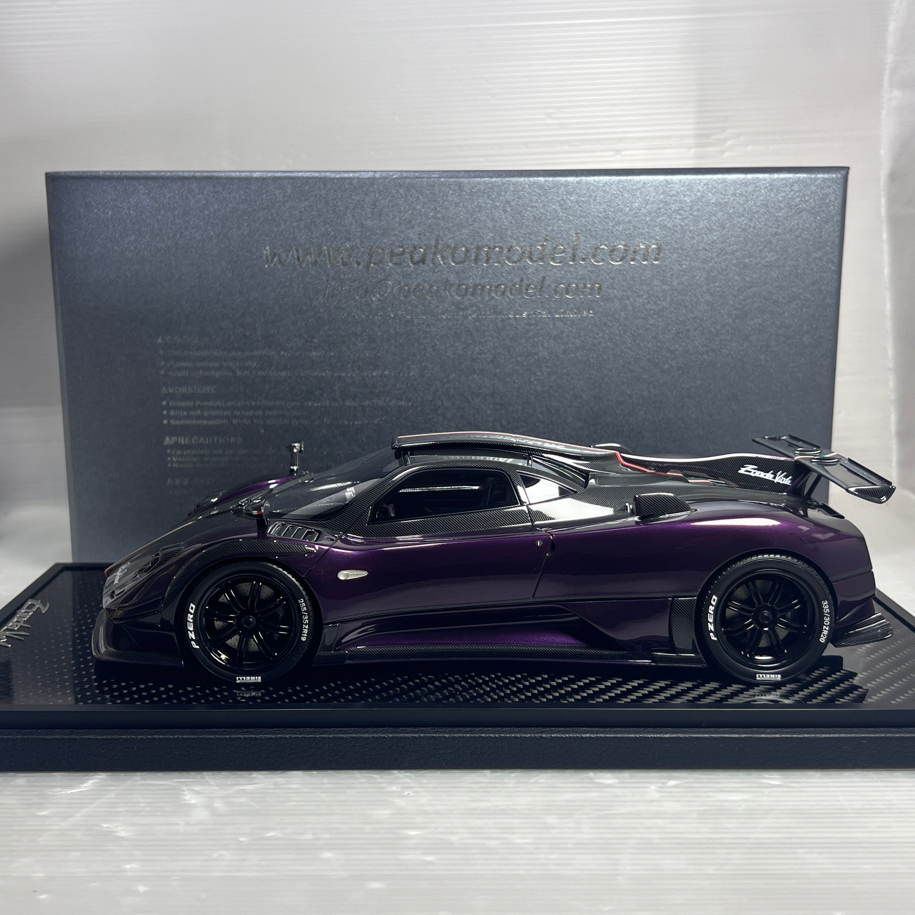1/18 Pagani Zonda 760 Viola Limited 30 pcs Carbon Base | Peako Model