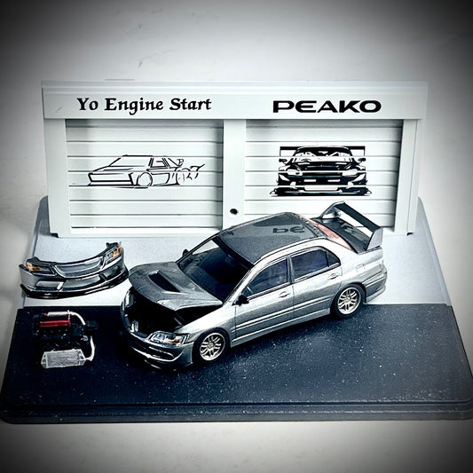 1/64 Mitsubishi Lancer Evlolution VIII MR Silver